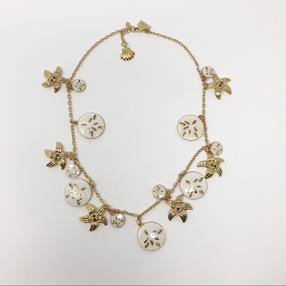 Lilly Pulitzer Sand Dollar & Starfish Necklace